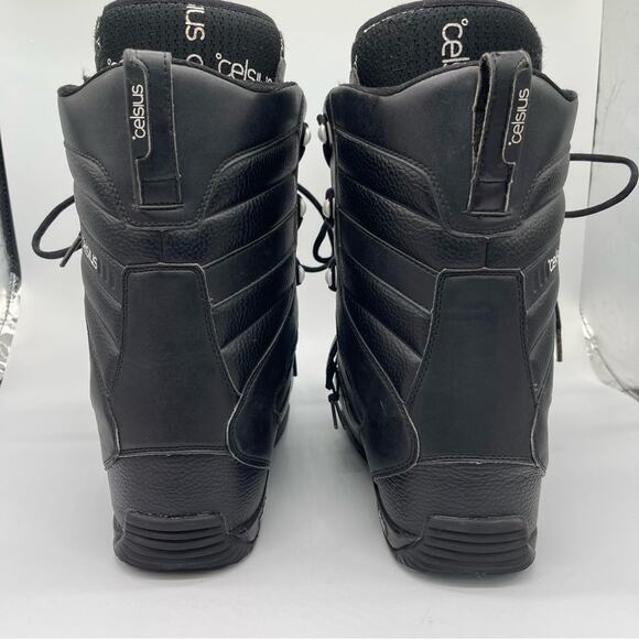 Celsius Cirrus Lace Up Polka Dot Snowboarding Boots. Size 10.5. Black - Picture 7 of 11